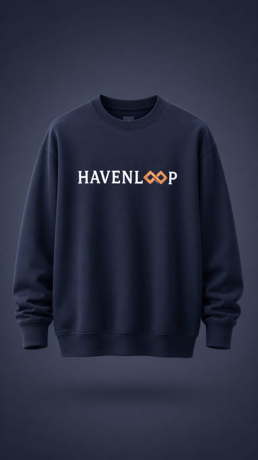 HAVENLOOP Men's Sweatshirt Blue 320 GSM Cotton